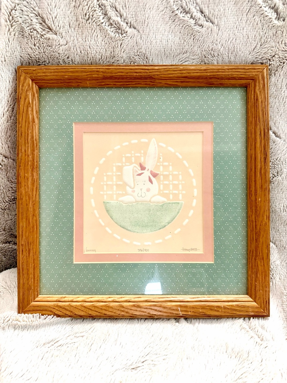 Vintage 80’s/90’s limited-edition Nancy Louvier print Mid Western Country Chic